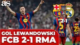 LEWANDOWSKI devuelve la ventaja AL BARCELONA  | FC BARCELONA 2-1 REAL MADRID | Audio