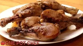 Slow Cooker Orange Chicken Drumsticks | One Pot Chef