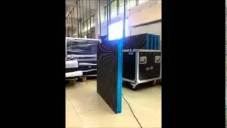 P7 62 extusion aluminum indoor slim rental cabinet led video wall great performance