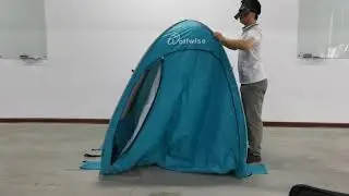 WolfWise AquaBreeze A10/A20 Beach Tent - Setup and Folding Guide (NEW)