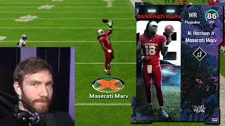 Используя 86 очков Марвина Харрисона-младшего в Madden 25!