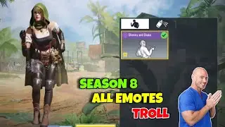 Season 8 | All Emotes Funny Troll | -18+ | cod mobile | codm tamil | cod tamil #foxcodm #foxism
