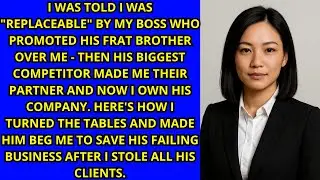 My Boss Said I Was Replaceable &mdash; The Rival Company Made Me Partner