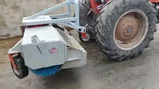 Erf schoonmaken met rolbezem | M sweep