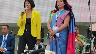 Toronto Mayor Oliva Chow. //  India Day Festival Toronto 2025. #shamshermannbti
