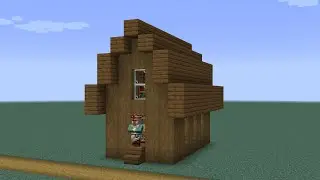 How to build a Minecraft Village Library (1.14 snowy tundra)