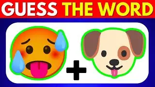 Guess 40 WORDS by Emojis? 🤔 Emoji Quiz 2024 #zeey&not;_quiz