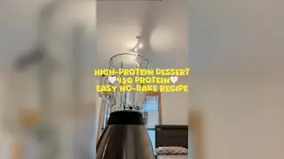 High protein dessert  - 45g Protein ~ Easy No Bake Recipe