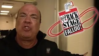 Backstage Fallout - Heyman goes haywire - Raw - February 25, 2013
