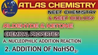 Addition of sodium hydrogen sulphite  | Reaction of aldehyde and ketone