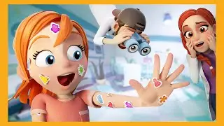 Adley has STICKERPOX! Brave visits the doctor with Mama Nurse and gets two shots from Papa Doctor