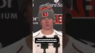 Joe Burrow after the Bengals&rsquo; 24-0 loss