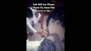 Milad K moka per sab Mil K Khana Khate hoi