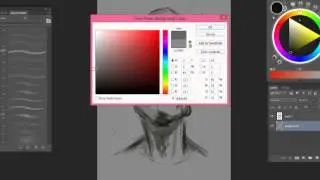 speed video zombi sketch Photoshop на Yiynova MSP19U