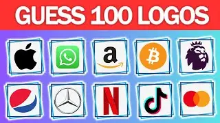 Guess the Logo in 3 Seconds! 🎯 100 Famous Logos | Ultimate Logo Quiz 2025