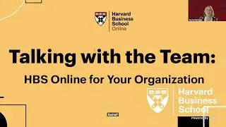 Talking with the Team: HBS Online for Your Organization