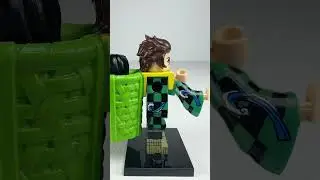 💧 Kamado Tanjiro Minifigure Build | Water Breathing Action! #fypyoutube