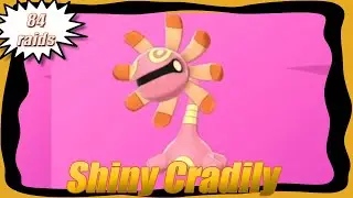 Live Shiny Cradily - 84 raids - Crown Tundra - Pokemon Shield