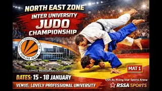 North East Zone Inter University  Judo Championship 2025-26 Mat-1
