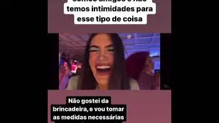 Vini freire treta com influencer em evento