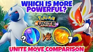 Absol vs Cinderace Unite Move! Which One is Better?... in Pokemon Unite!!!🔥