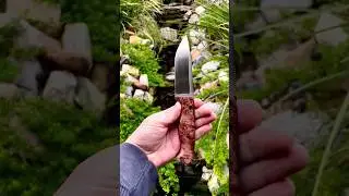 Drop Point Hunter | Hunting Knife | #huntingknife #handmadeknife #shorts #edm #anime #knifeskills