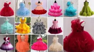 baby frock design net fabric 🔥kids frock designs 👰 kids Barbie gowns 💗2025 new latest designs 😍