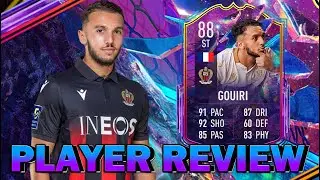 EL NUEVO ICARDI!! 88 AMINE GOUIRI FUTURE STAR ESTRELLAS FUTURAS OBJETIVOS PLAYER REVIEW FIFA 22