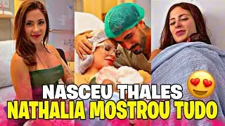 Nathalia Valente Mostra O Thales que Nasceu Hoje 