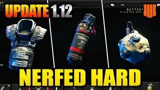 BO4 UPDATE 1.12 - Concussion Grenade and Armor NERFED HARD! Still No League Play...