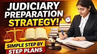 Judiciary Master Plan ⚖️ | Complete Strategy, Time Table & Roadmap |Judge Banne Ki Tayari #judiciary