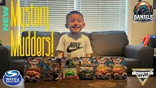 NEW Spin Master Monster Jam Mystery Mudders Series 4 Found! Earth Shaker and Megalodon!