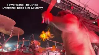Dancehall Rockstar Drummy Kryss Ras Performing Live with Tower Band The Show Band