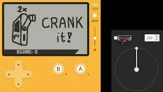Playdate : Crank-It Score : 33 (GAMEPLAY) (NO COMMENT)