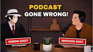 I Was NOT Ready for This Podcast Guest 😨 | Muzan Mishra Interview | Demon Slayer Parody😉
