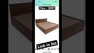 Wakefit Bed | Queen (78 X 60) Engineered Wood Bed with Storage, 1 Year Warranty | - Taurus -