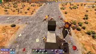 7 Days to Die (Alpha 19 B-163) robotic sledge fixed - the new ragdoll machine