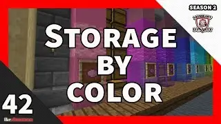 Storage by color | Minecraft 1.13.2 | Lionheart dynasty smp Ep 42