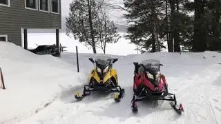 Snowmobiling in the NorthEast Kingdom of Vermont, Mar 7-10 2019