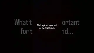important topics for exam !! #studyvlog #motivation #shorts