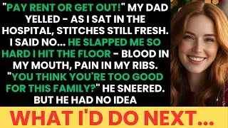 At The Hospital, My Dad Yelled: “Pay Rent Or Get Out!” — Then Slapped Me So Hard I Hit The Floor…