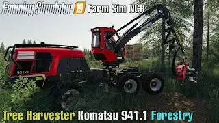 Tree Harvester Komatsu Forest 941.1 Forestry 🌳🚜🌳 #shorts