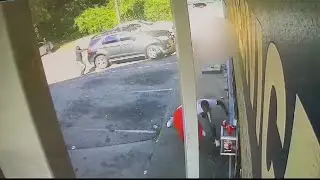 Surveillance video captures deadly shooting outside southeast Atlanta gas station