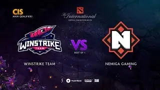 Winstrike Team vs Nemiga Gaming, TI9 Qualifiers CIS, bo1 [Lex & 4ce]