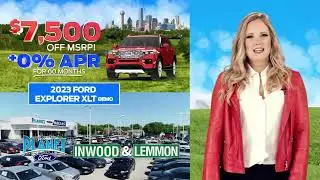 New 2023 Ford Explorer XLT Offer | $7,500 OFF MSRP +PLUS+ 0% for 60m | Ford Dealer in Dallas, TX