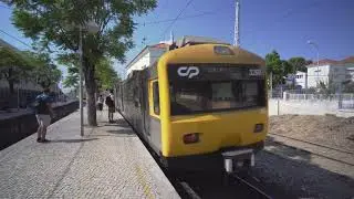 Portugal, Lisbon, train ride from Oeiras to Caxias