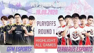 Highlights GAM vs CES (All Game) | VCS 2020 M&ugrave;a H&egrave; Playoffs Round 1