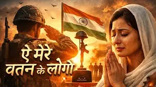 ऐ मेरे वतन के लोगों | Emotional Indian Army Tribute Song | Heartfelt Patriotic Song India