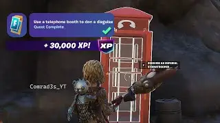 How to EASILY Use a telephone booth to don a disguise Fortnite