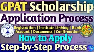 GPAT Scholarship Application Process | GPAT Stipend Registration | PCI GPAT Updates | Full Details